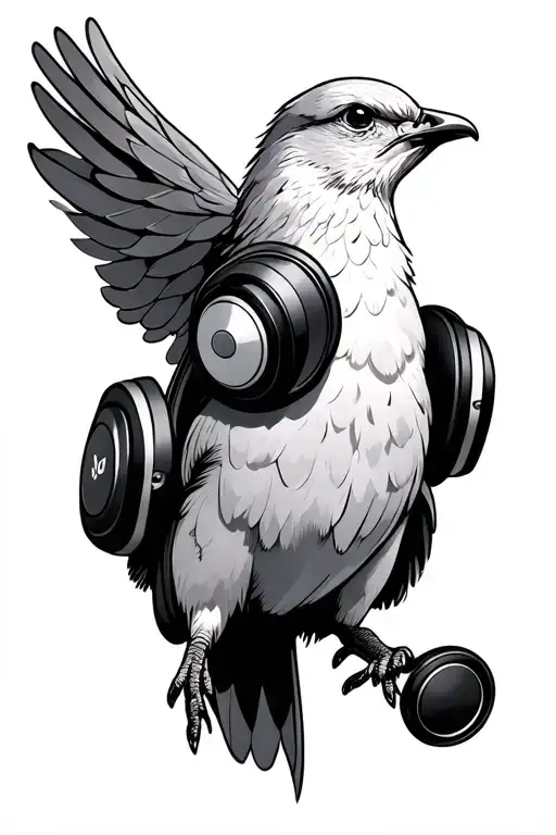 Dove Carrying Headphones
