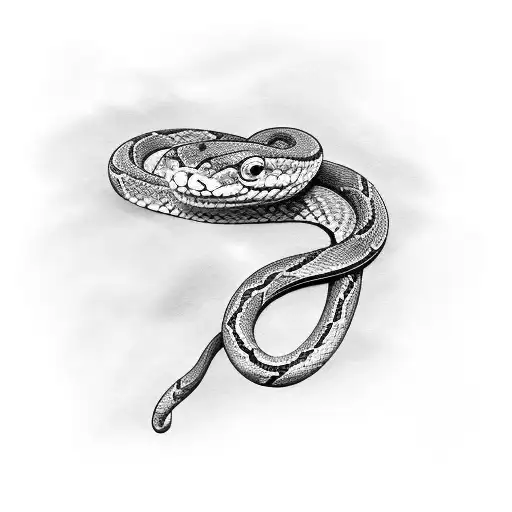 Snake Wrapped Branch