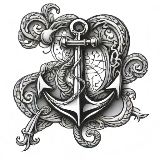 Anchor And Semi Colon Symbol Morphing