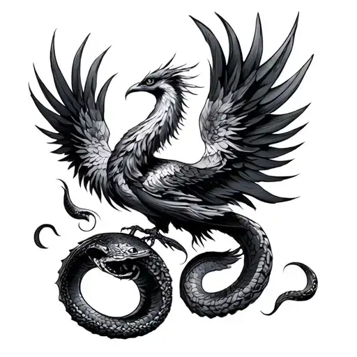 Phoenix & Serpent