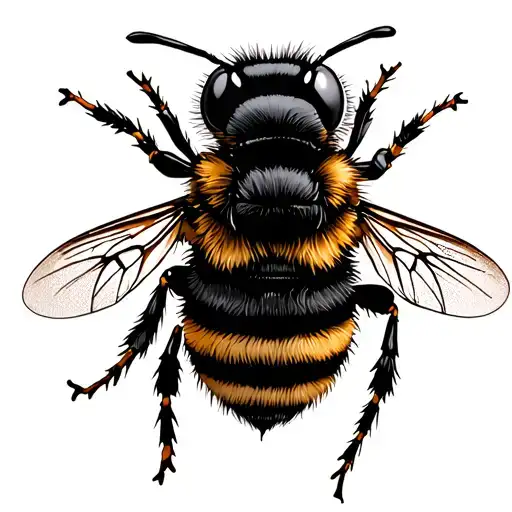 Simple Bumble Bee Flying