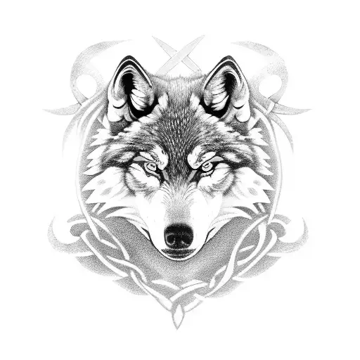Celtic Wolf Jolly Roger