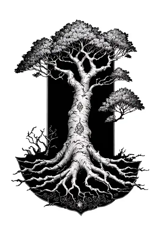 Poison Tree With William Blake's Poem Behind It