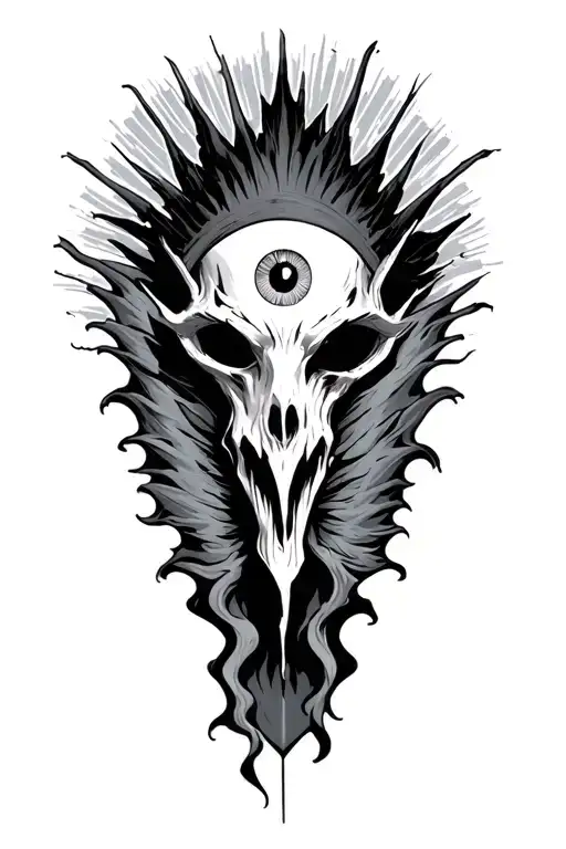 Lucifer's Rays And Eye Lagrima