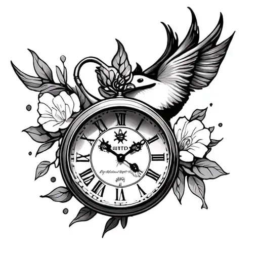 Outdoor And Wildlife And Time Piece