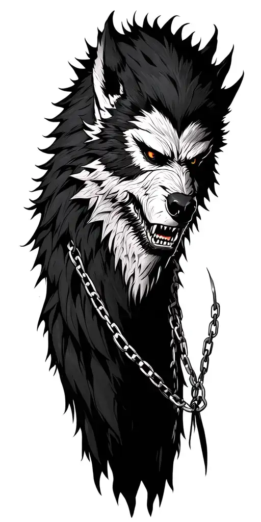 Werewolf Evil Chains Grid