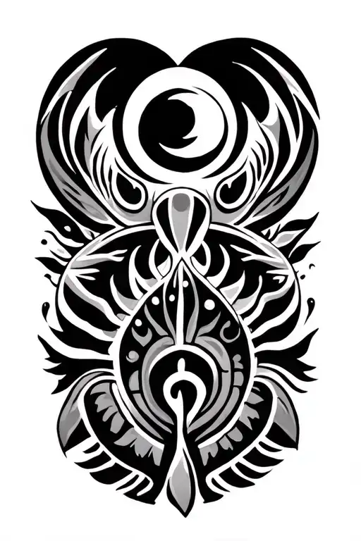 Turtle Maori Infinite Sun Sun Moon