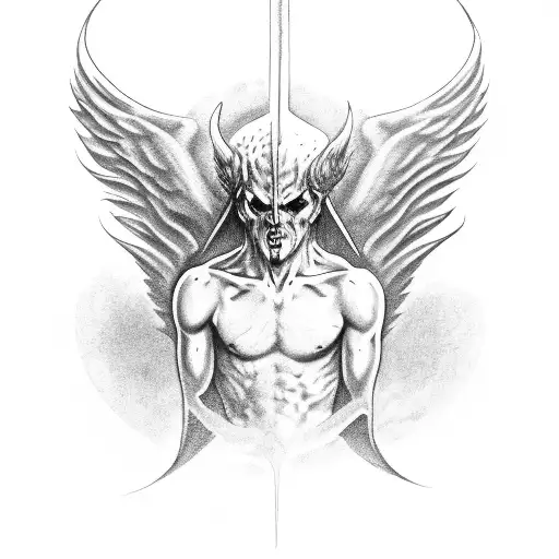 A Sleeve Of Lucifer The Fallen Angel And Other Christian Symbolism