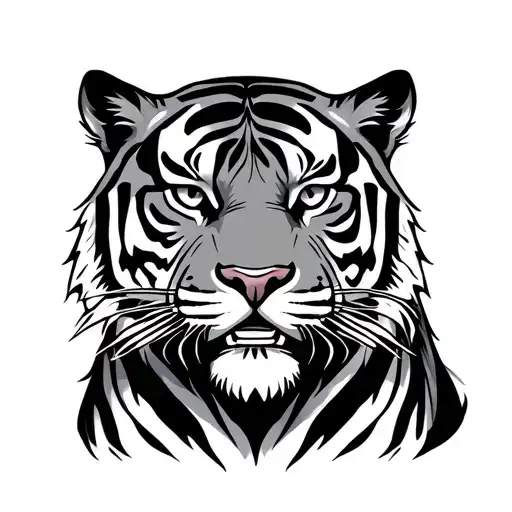 A Tiger Some Shadows Should Represent A Warrior