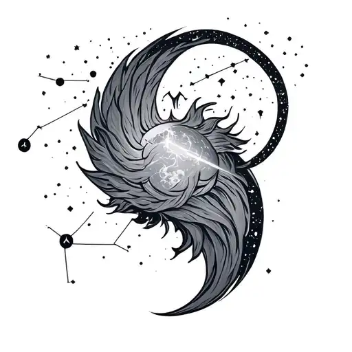 The Constellation Of Aquarius And Tsvty