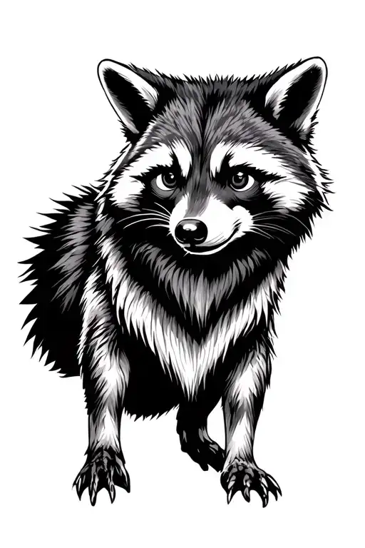 Wolf Raccoon Steampunk