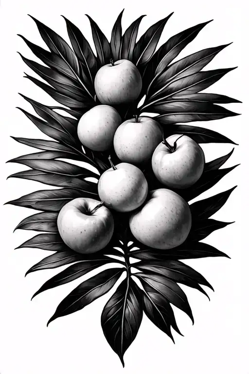 Palm Leaf With Fruit Of The Spirit Incorporated