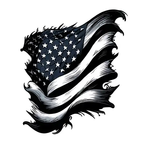 American Flag Nautical Theme Arm Sleeve