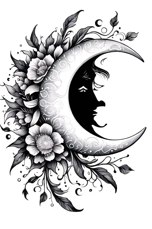 Sun Moon Floral Line