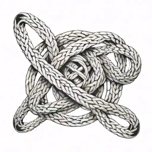 Shibari Infinity Symbol Intertwined
