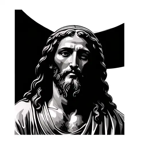 Realistic Tattoo Jesus Christ