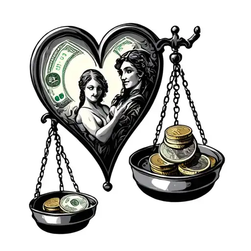 Love And Money On The Scales