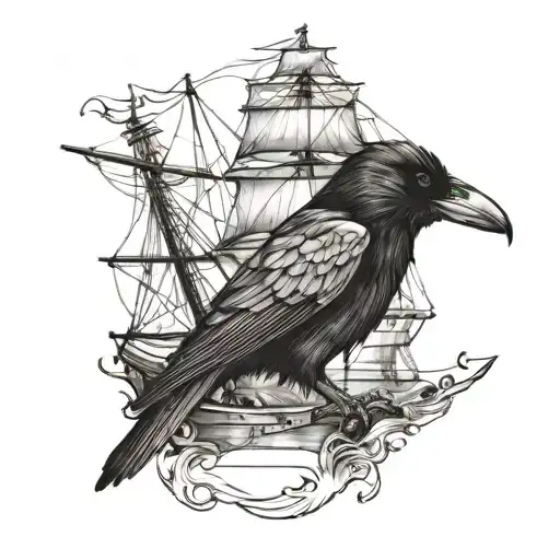 Crow And Ship