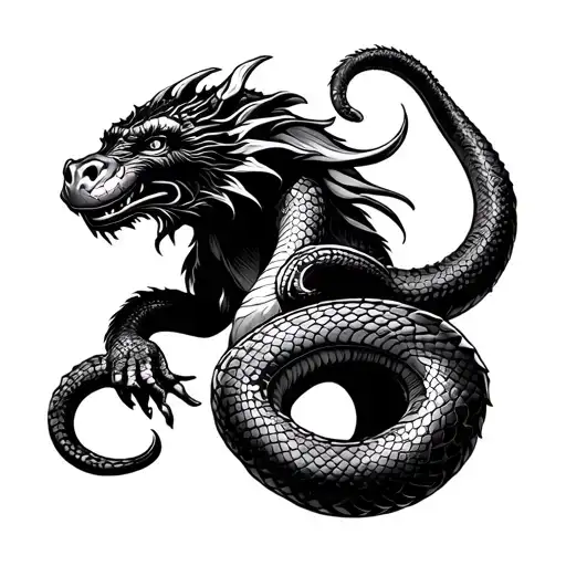 Snake Monkey Dragon