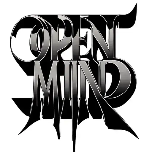 Word Perspective And Open Mind With The Same Letters
