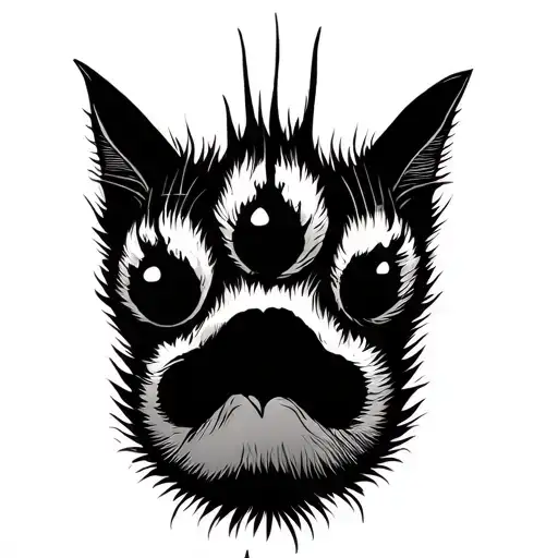 Cat Paw In A Hand Elements