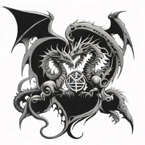 Dragons Skeletons Love