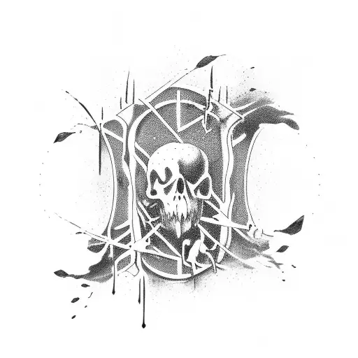 Nordic Sign For Love Blood And Death