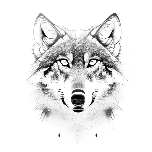 Travailing Wolf Face