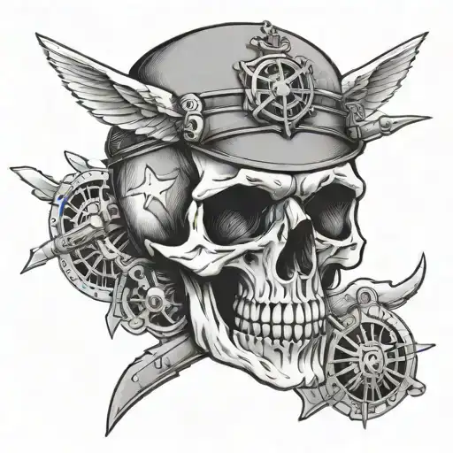 Kamakaze Pilot Skull