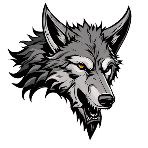 Viking Wolf Shield