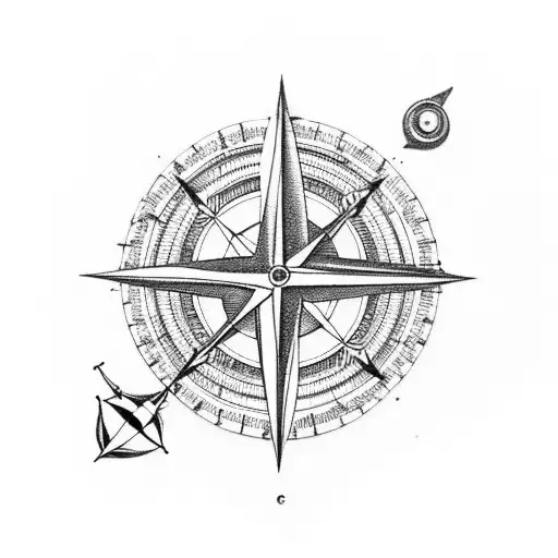 Beach And Compass