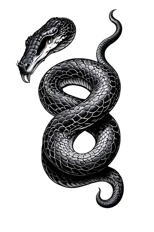 Snake Shedding Skin On The