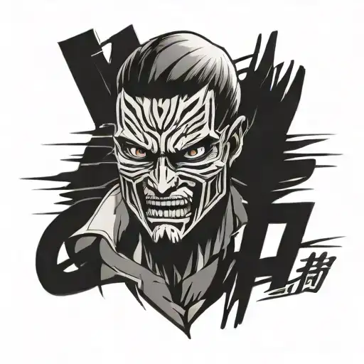 Attack On Titan Sasageyo Japanese Text 'Igy6' Us With Levi In Background