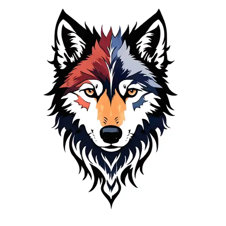 Shadow Wolf Silhouette