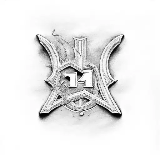 Number 4 Roman Numeral