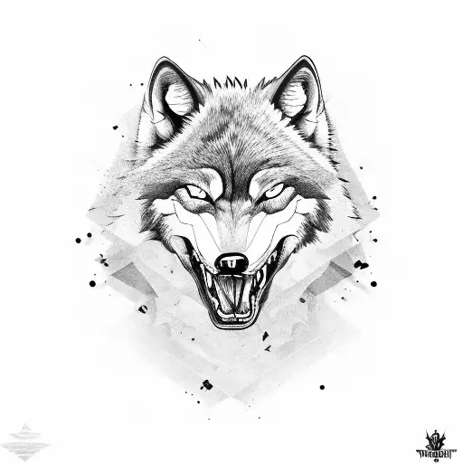 Angry Wolf Pilot Shoulder