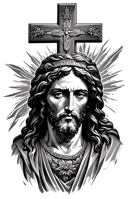 Jesus With A Cross