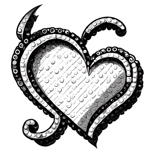 Love Heart With The Outline Made Of Lego