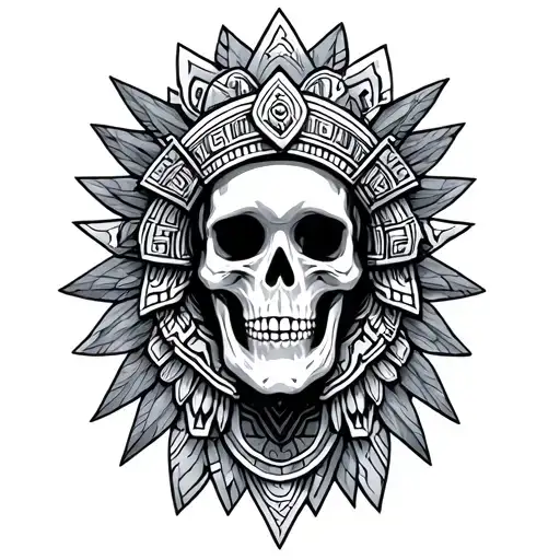 Skeleton In The Aztec Complexes