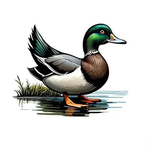 Nature Oregon Duck Logo