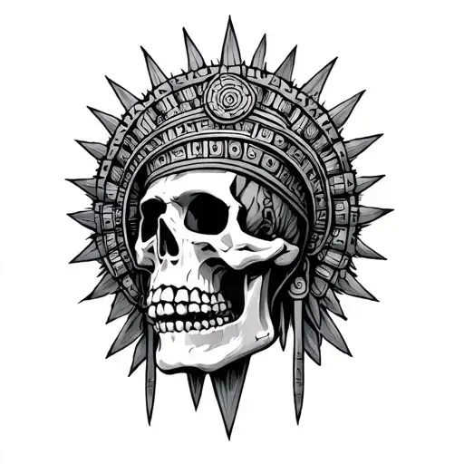 Skeleton In The Aztec Complexes