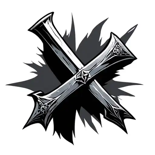 A Dagger In The Shape Of A Cross