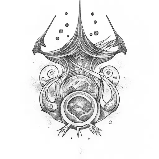 Ocean Themed Full Back