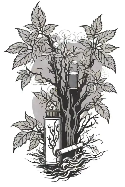 A Cigarette And A Tree