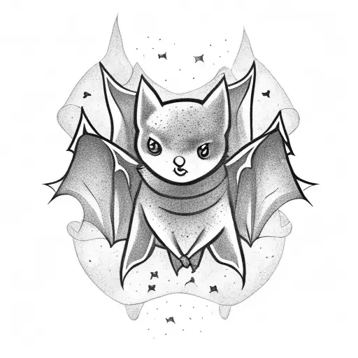 Bat With Stars