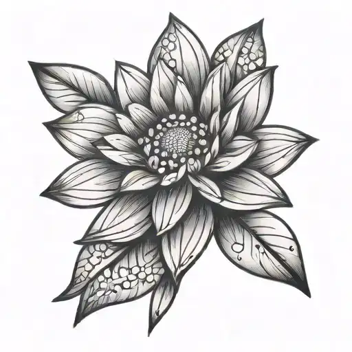 Shiny Diamond With A Daisy