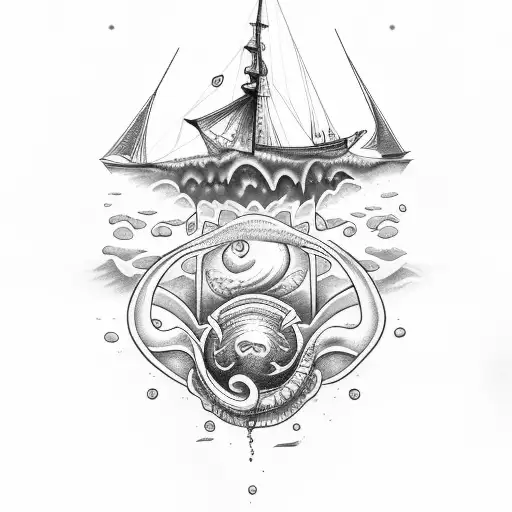 Ocean Themed Full Back