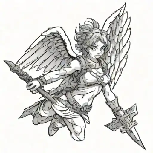 Angel With A Scar Like In Fortnite