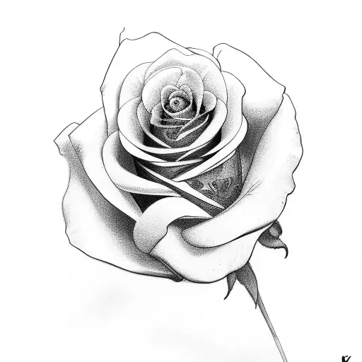 Karen With Black Roses