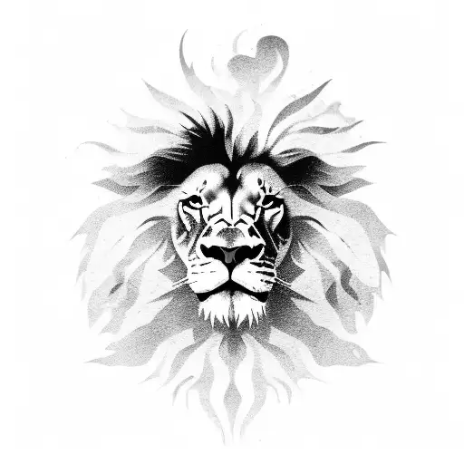 A Silhouette Of A Lion Walking On A Film Strip